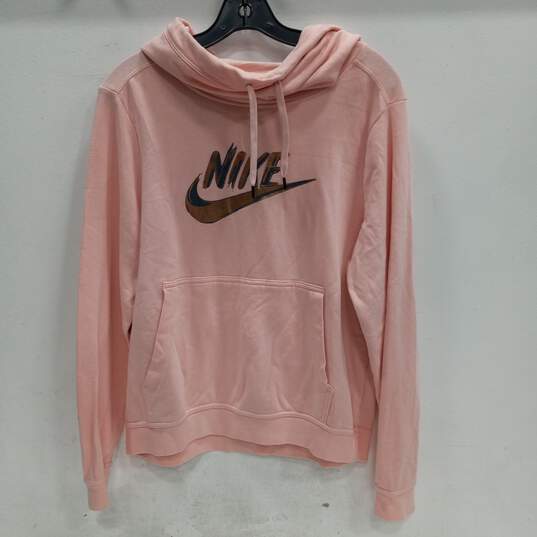 NIke Women's Pink Pullover Hoodie Size M image number 1