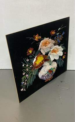 Japanese Polished Crystal pieces and Frit Collage on Velvet Sculpture alternative image