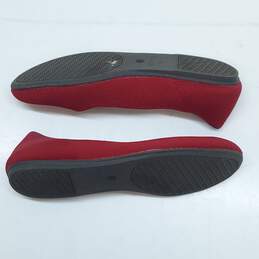 Rothy's Classic Red Round Toe Ballet Flats Size 8.5 alternative image