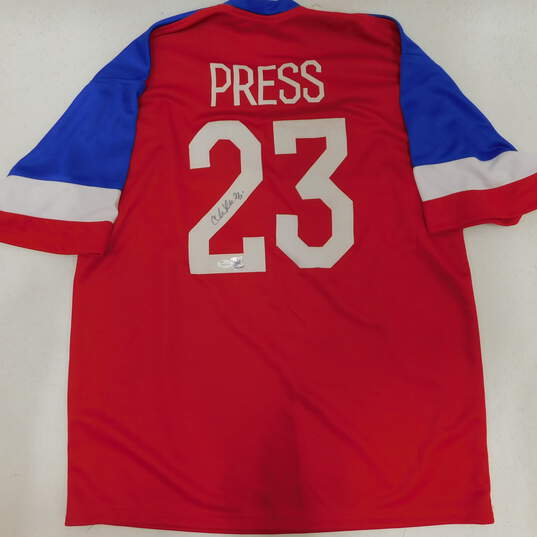 Christen Press Autographed US National Team Jersey w/ JSA COA image number 1