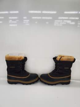 Sorel Winter Carnival Black Waterproof Rubber Duck Boots Size 11 New alternative image