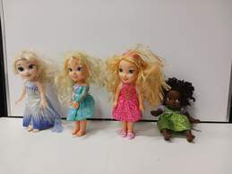 Bundle of 4 Assorted Disney Princess Dolls