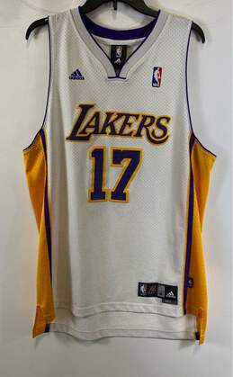 Adidas NBA LA Lakers #17 Andrew Bynum Jersey - Size M