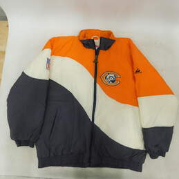 VTG 90s NFL Chicago Bears Windbreaker Zip Jacket Apex One Men's SZ L
