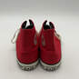 Mens Chuck Taylor All Star Hi A06008F Red White Sneaker Shoes Size 9.5 image number 5