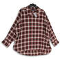 NWT Womens Multicolor Plaid Collared Long Sleeve Button-Up Shirt Size 22/24 image number 1