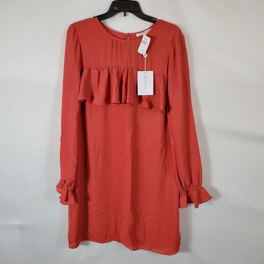 Neiman Marcus Women Coral Dress SZ L NWT image number 1
