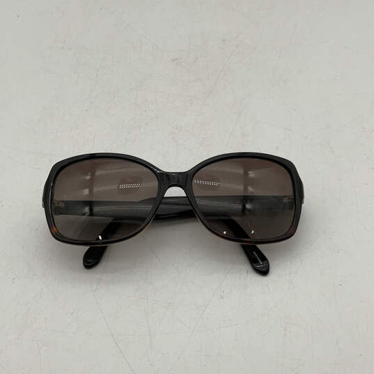 Womens Ayleen WR7LA Brown Frame Full Rim Rectangular Sunglasses With Case image number 3