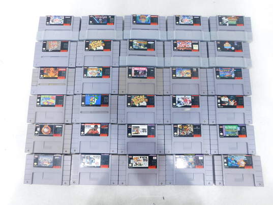 30 Super Nintendo NES Games image number 1