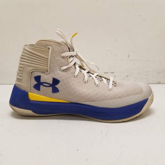 Under Armour Curry 3Zer0 Warriors Home Men's Athletic Shoes Size 9 image number 1