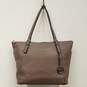 Michael Kors Pebbled Leather Tote Bag Gray image number 1