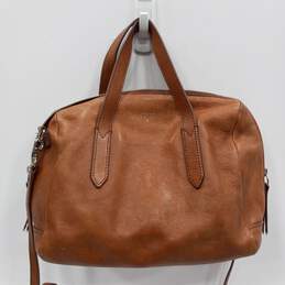 Women's Brown Leather Fossil Purse