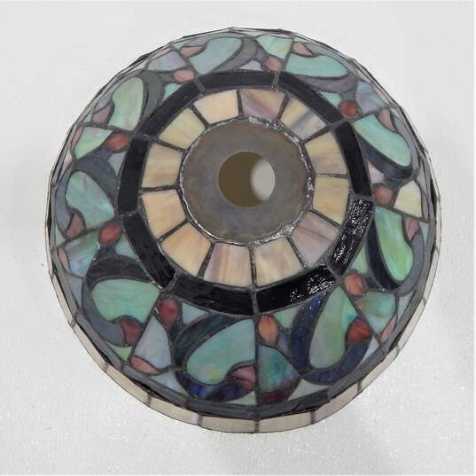 VNTG Stained Glass Table 14in Lamp Shade image number 4