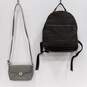 Tommy Hilfiger Monogram Pattern Backpack Purse & Crossbody Handbag Bundle image number 1