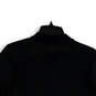 Mens Black Long Sleeve Band Collar Activewear Full-Zip Jacket Size Medium image number 4