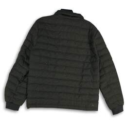 Michael Kors Mens Green Mock Neck Long Sleeve Full-Zip Quilted Jacket Size L alternative image