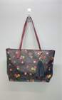 Coach Christmas City Tote Brown Leather Bag image number 1
