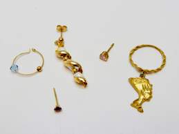 14k Gold & Stones Scrap Jewelry, 4.4g alternative image