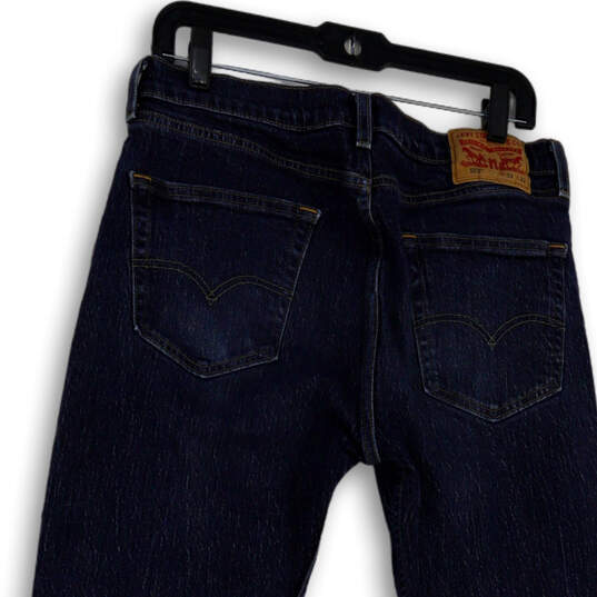 Womens Blue Denim Medium Wash Pockets Stretch Straight Leg Jeans Size 32/32 image number 4