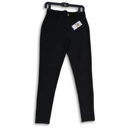 NWT Michael Kors Womens Black Denim Dark Wash 5-Pocket Design Skinny Jeans Sz S