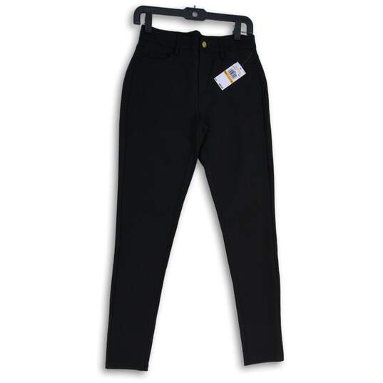 NWT Michael Kors Womens Black Denim Dark Wash 5-Pocket Design Skinny Jeans Sz S image number 1