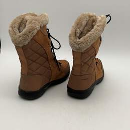 Womens Ice Maiden II BL1581-288 Brown Fur Trim Lace Up Snow Boots Size 8 alternative image