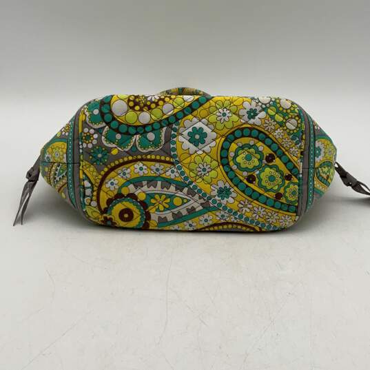 Vera Bradley Womens Multicolor Floral Side Zipper Pocket Tote Handbag Purse image number 4
