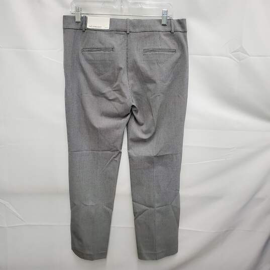 NWT Ann Taylor Petite WM's Mid Rise Straight Leg Houndstooth Dress Pants Size 8 P image number 2