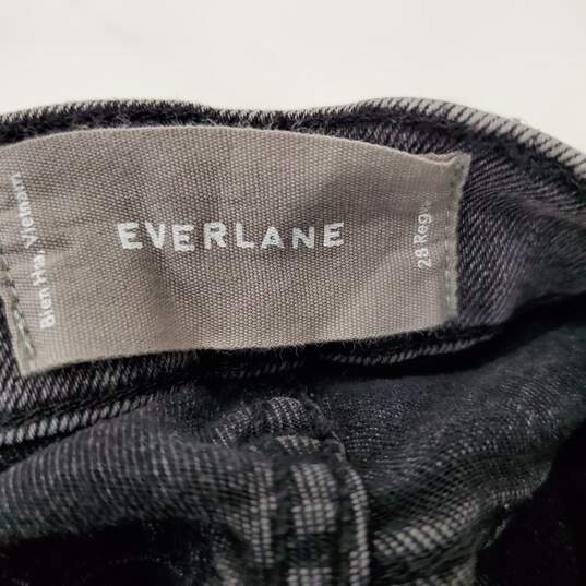 Everlane WM's Black Washed High Rise Skinny Jeans Size 28 x 26 image number 4