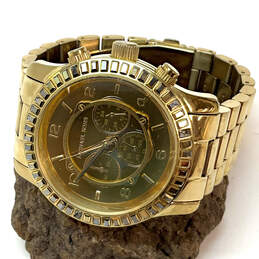 Designer Michael Kors MK-5541 Gold-Tone Chronograph Dial Analog wristwatch