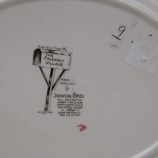 VNTG Johnson Bros. The Friendly Village Platters (Set of 3 - Various Sizes) image number 5