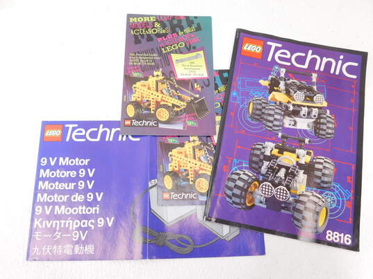 Vintage Technic Set 8816: Off-Roader IOB w/ manual & adverts image number 5