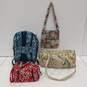 4PC Vera Bradley Assorted Crossbody Purse Backpacks & Duffle Bag Bundle image number 2