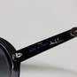 AUTHENTICATED WOMENS CHANEL BLACK ROUNDED SUNGLASSES image number 7