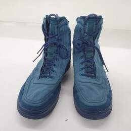 Nike Women's Air Force 1 Shell Midnight Turquoise Sneakers Size 8 alternative image