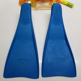Oceanwave Professional snorkeling dive fins flippers mask set size 5-7 alternative image