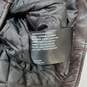 Claiborne Lambskin Brown Genuine Leather Full Zip Jacket Size L image number 4