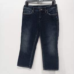 Women's Aiko Capri Crop Blue Jeans Size 28