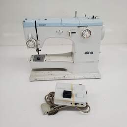 #A Elna Elnasuper Sewing Machine w/ Foot Peddle Cord
