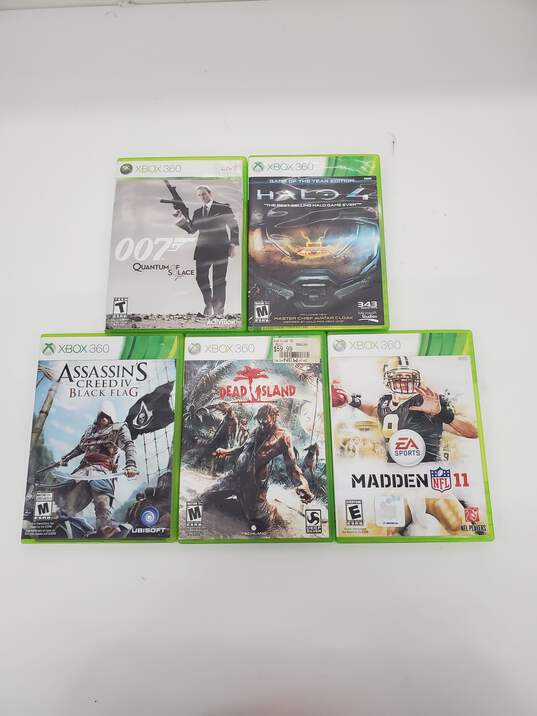 Lot of 5 Xbox 360 Game Disc ( 007) Untested image number 1