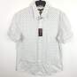 Michael Kors Men White Printed Button Up Shirt L NWT image number 1