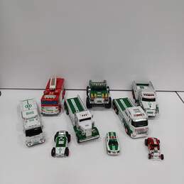 Bundle of 9 Hess Toy Trucks
