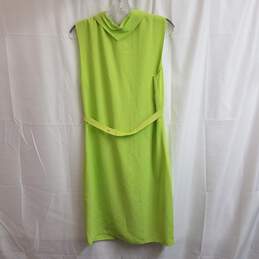 Women's Tahari Sleeveless Key Lime Green Cocktail Dress Unknown Size alternative image