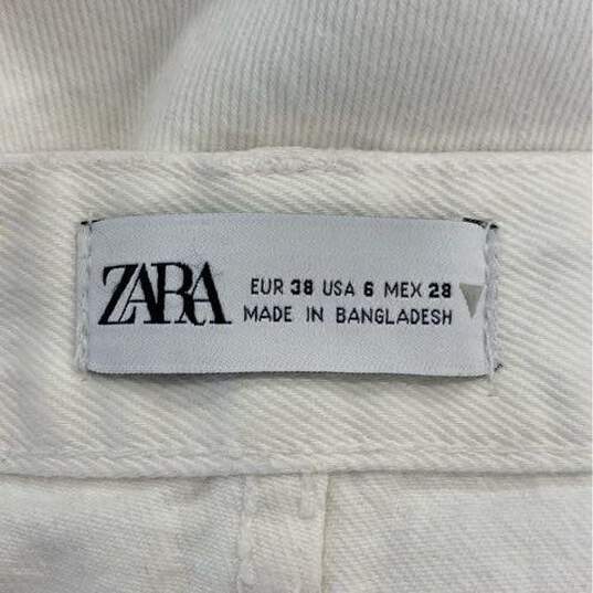 Zara White Pants - Size 6 image number 5