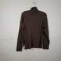 NWT Womens Knitted Ribbed Long Sleeve High Neck Pullover Sweater Size Large image number 1