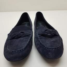 Born Women's Kasa Suede Leather Loafer Flats Dark Blue Size 9 alternative image