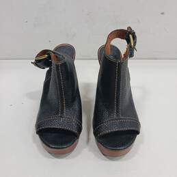Lucky Brand Women's Black Sandal Heels Size 8M/38