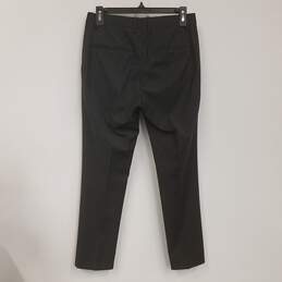 Womens Dark Gray Pleated Front Slash Pockets Formal Dress Pants Size 44 alternative image