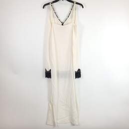 BCBGMAXAZRIA Women Ivory Lace Maxi Dress S NWT alternative image