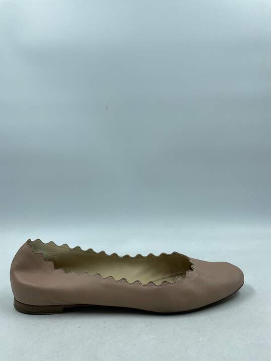 Authentic Chloé Carnation Scallop Flats W 7.5 image number 1